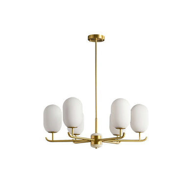 Sifuvyn Modern Geometric Glass Chandelier
