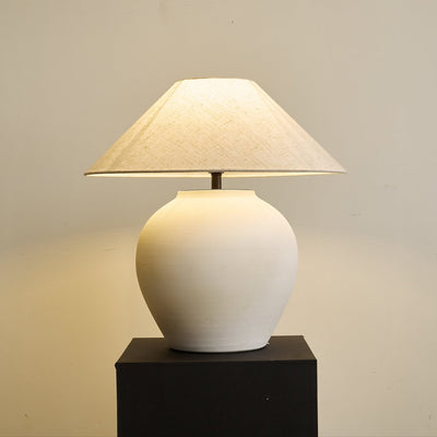 Clay Minimalist Cone Table Lamp