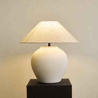 Clay Minimalist Cone Table Lamp
