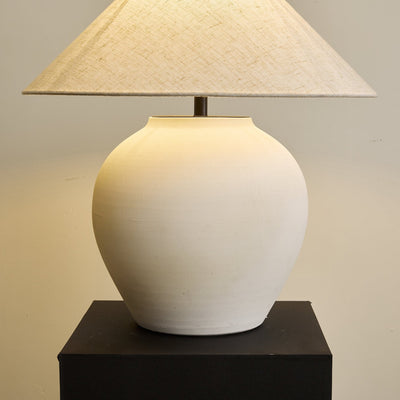 Clay Minimalist Cone Table Lamp