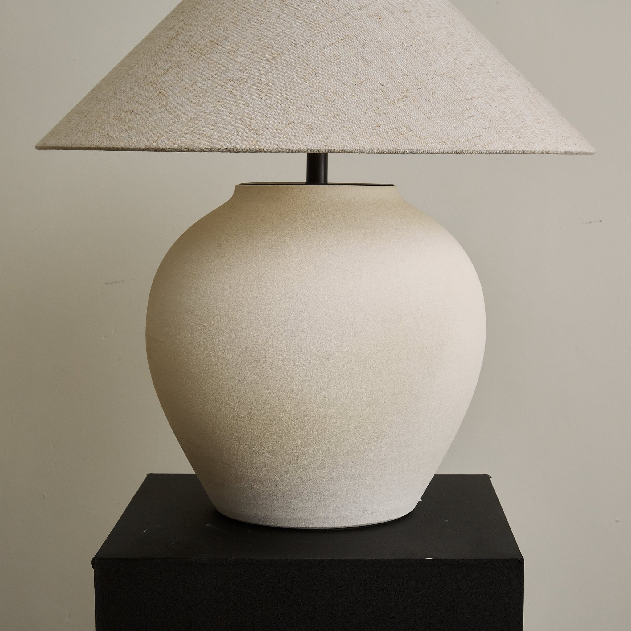 Clay Minimalist Cone Table Lamp