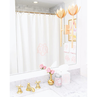 Clira Brass Lotus Bloom Wall Lamp