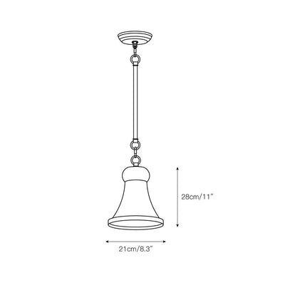 Vatnuvyn Modern Minimalist Metal Pendant Lamp