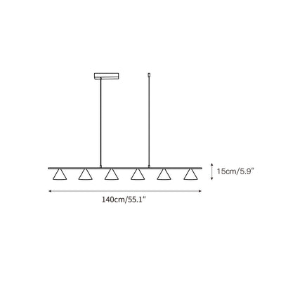 Ulfuvyi Modern Minimalist Travertine Pendant Lamp