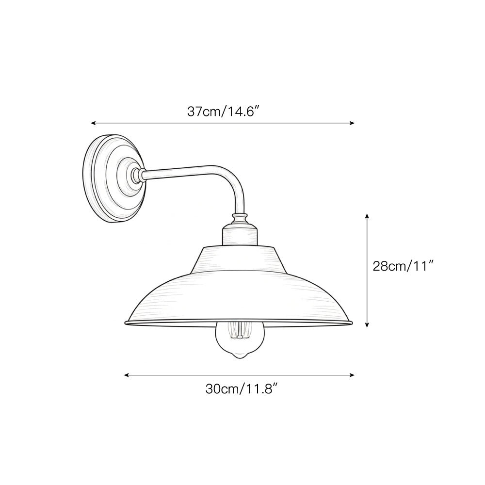 Edenmere Brass Indoor Wall Light
