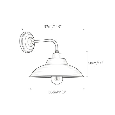 Edenmere Brass Indoor Wall Light