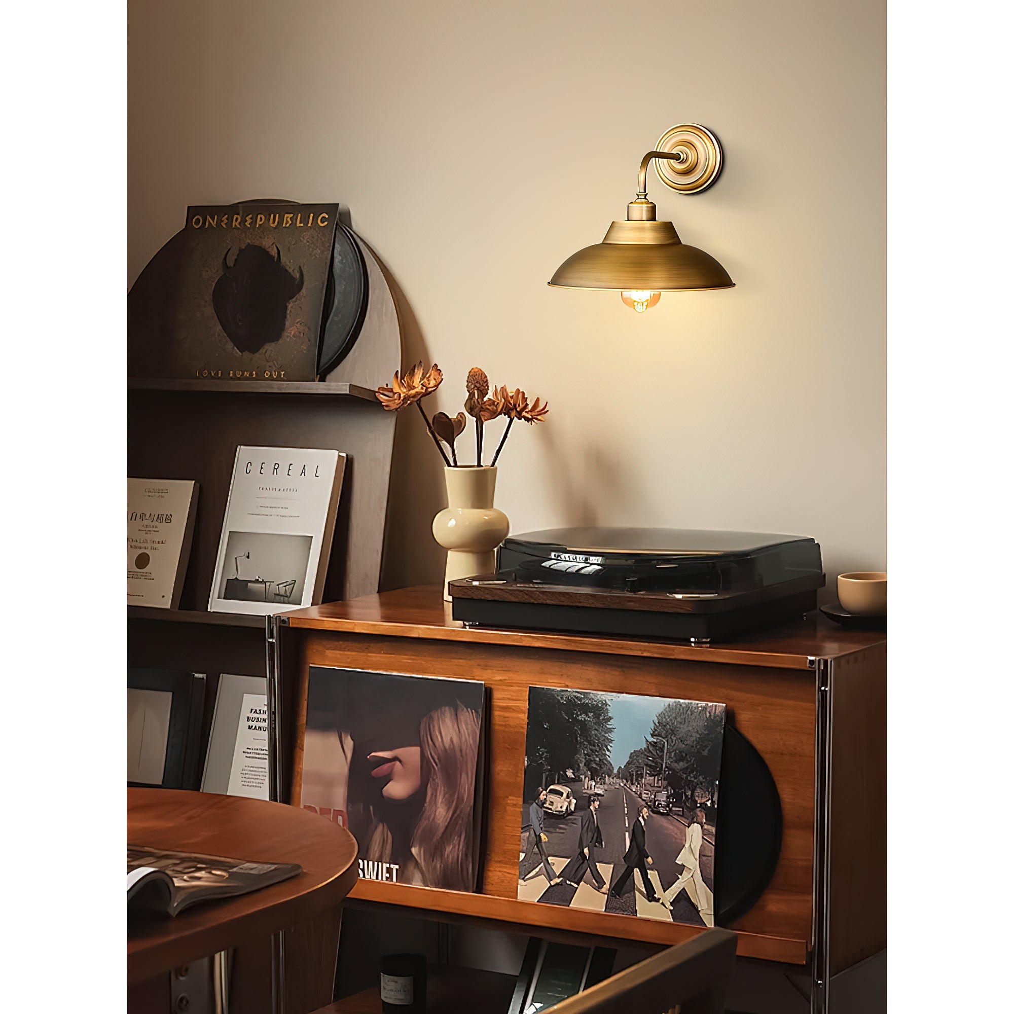 Edenmere Brass Indoor Wall Light