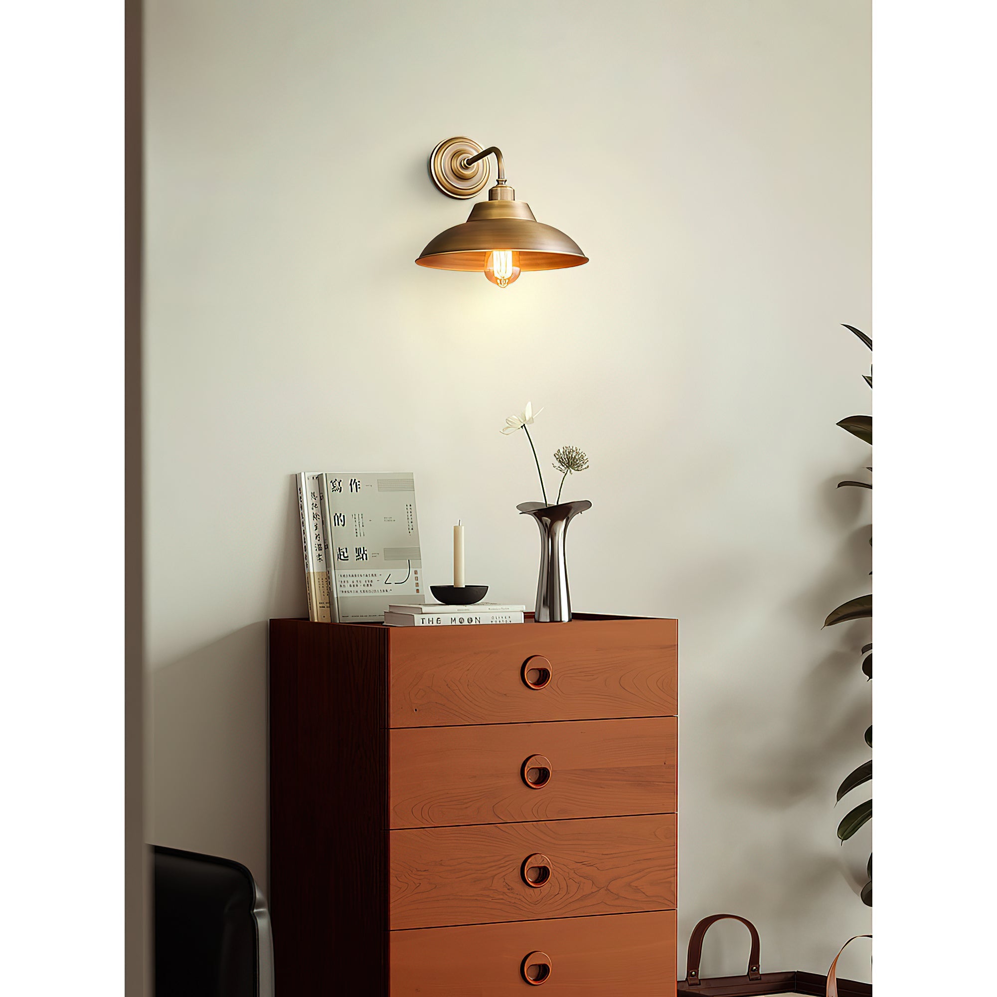 Edenmere Brass Indoor Wall Light