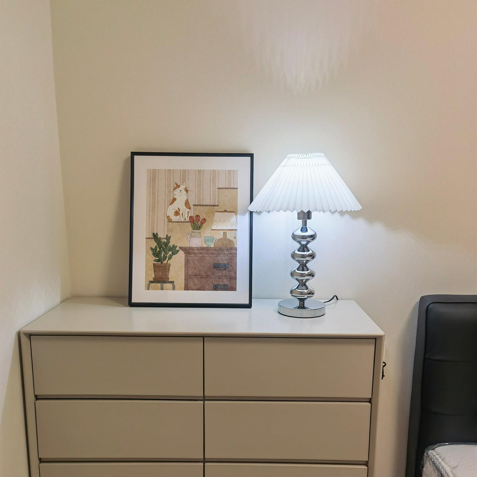 Cyris Retro Pleated Table Lamp