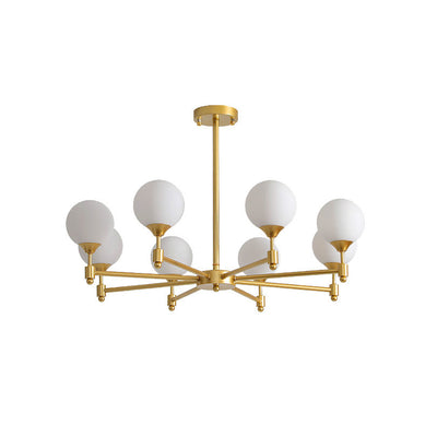 Vatnuvyi Minimalist Globe Glass Chandelier