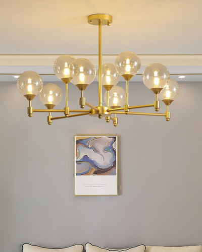 Celireon Elegant Glass Chandelier