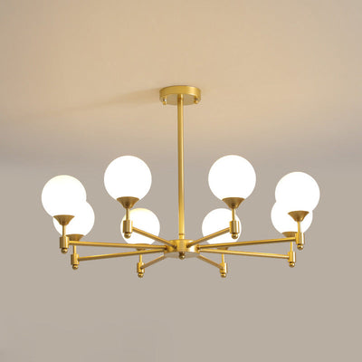 Vatnuvyi Minimalist Globe Glass Chandelier