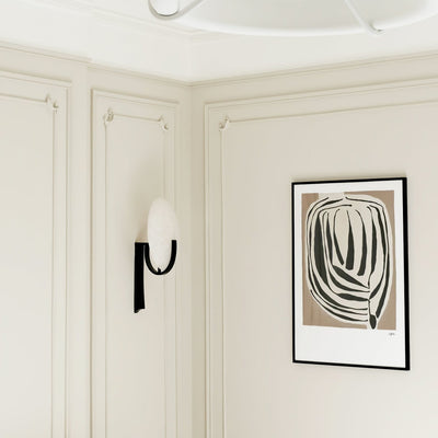 Avey Modern Alabaster Plug Wall Lamp