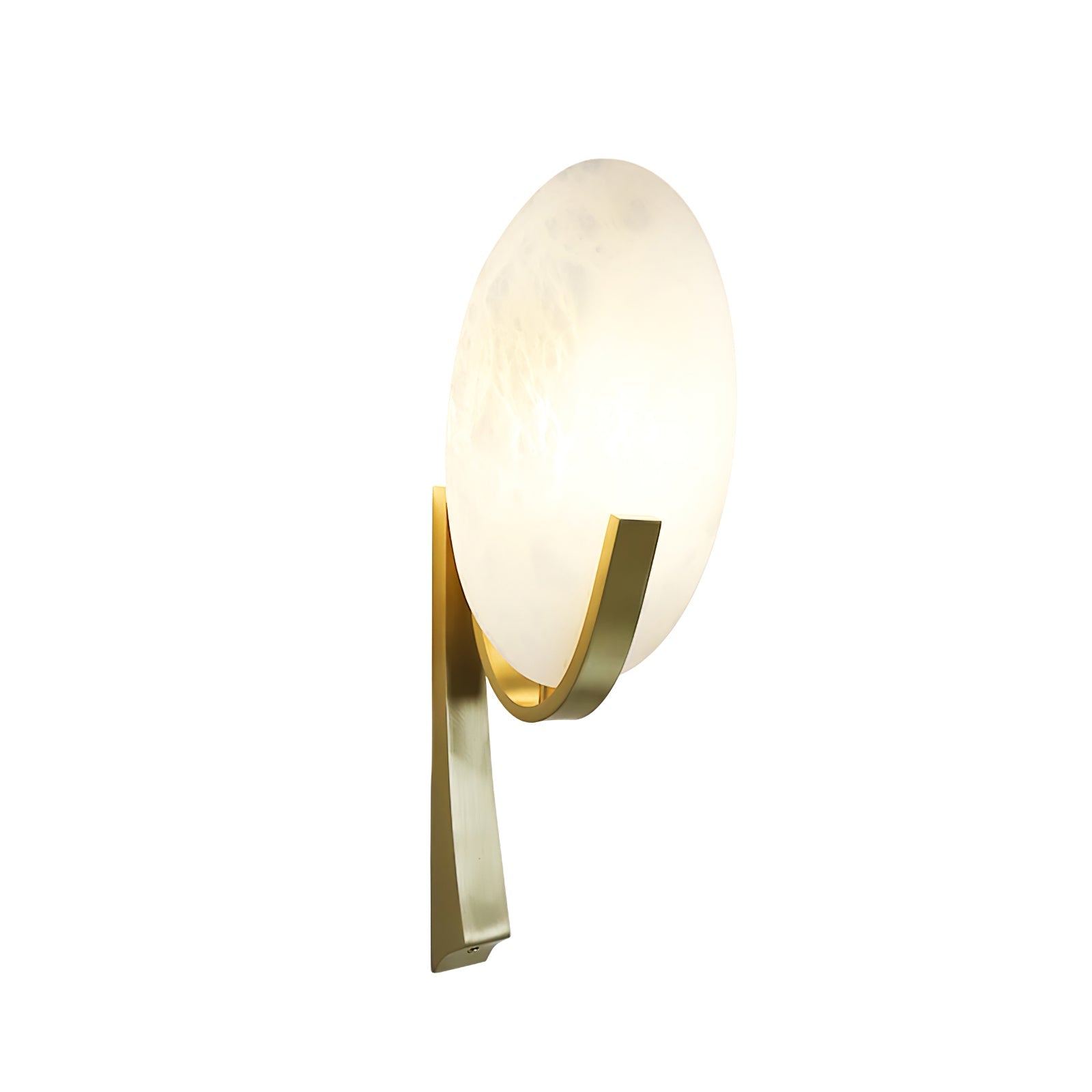 Avey Modern Alabaster Plug Wall Lamp