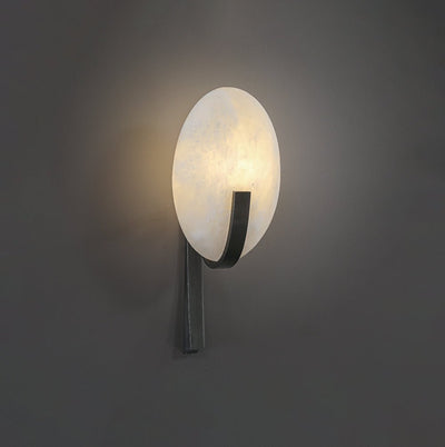 Avey Modern Alabaster Plug Wall Lamp