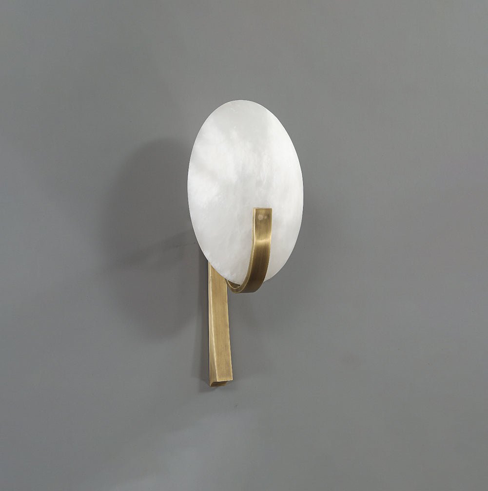 Avey Modern Alabaster Plug Wall Lamp