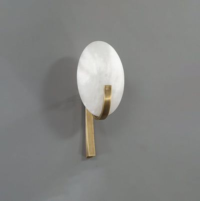 Avey Modern Alabaster Plug Wall Lamp