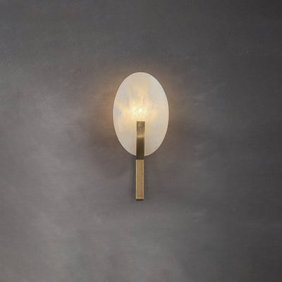 Avey Modern Alabaster Plug Wall Lamp