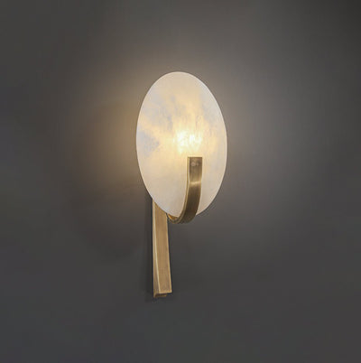 Avey Modern Alabaster Plug Wall Lamp