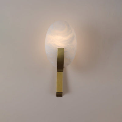 Avey Modern Alabaster Plug Wall Lamp