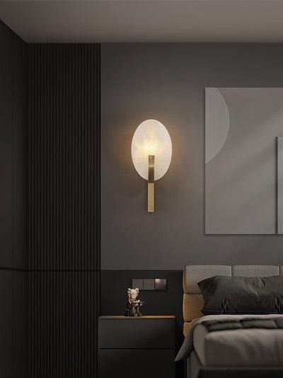 Avey Modern Alabaster Plug Wall Lamp