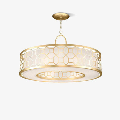 Arshaor Premium Elegance Round Copper Glass Pendant light