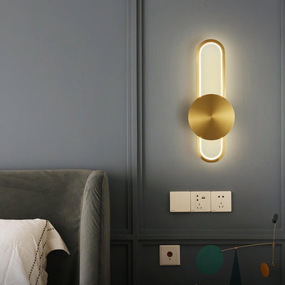Orieniella Modern Minimalist Brass Wall Lamp