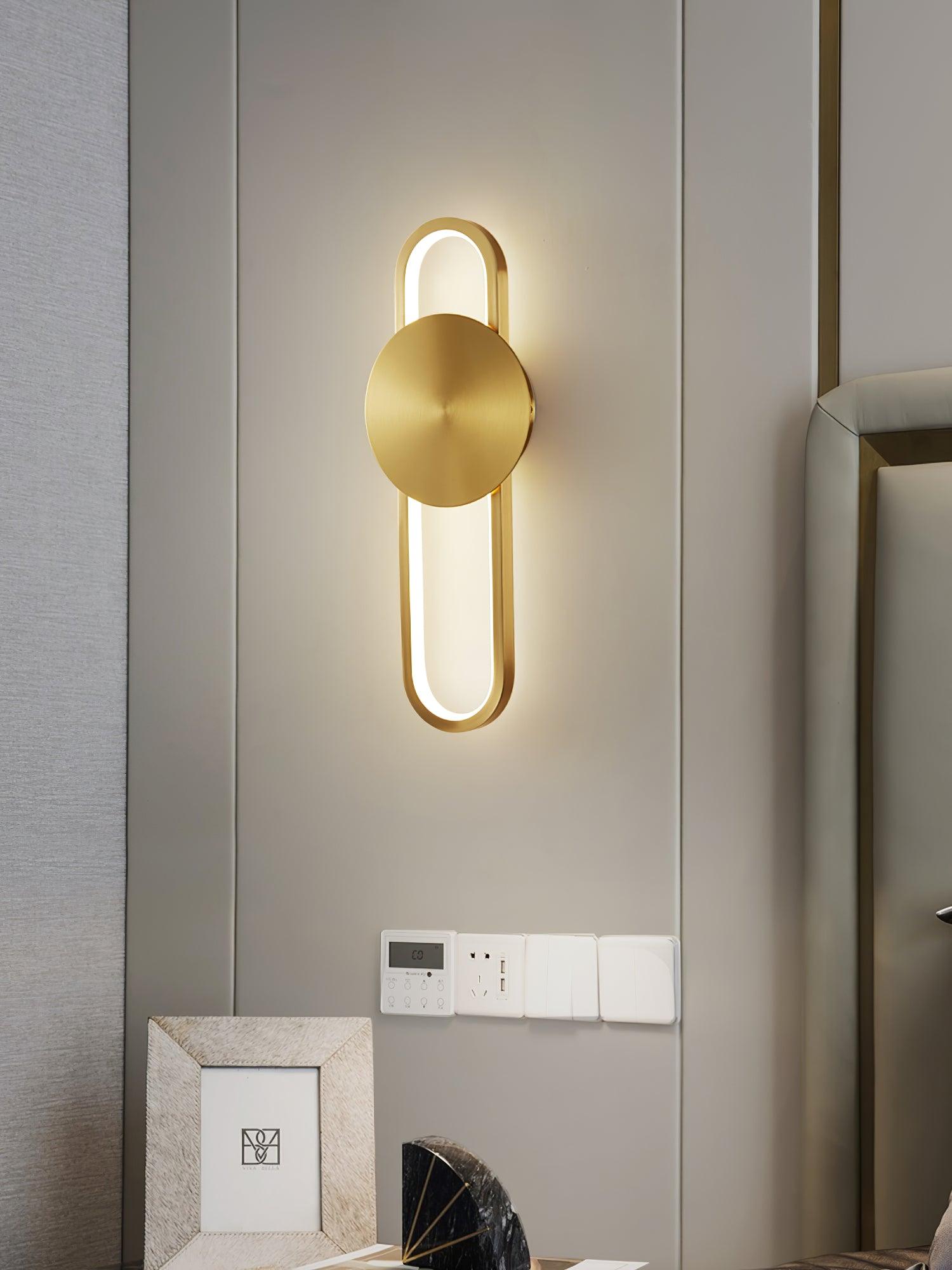 Orieniella Modern Minimalist Brass Wall Lamp