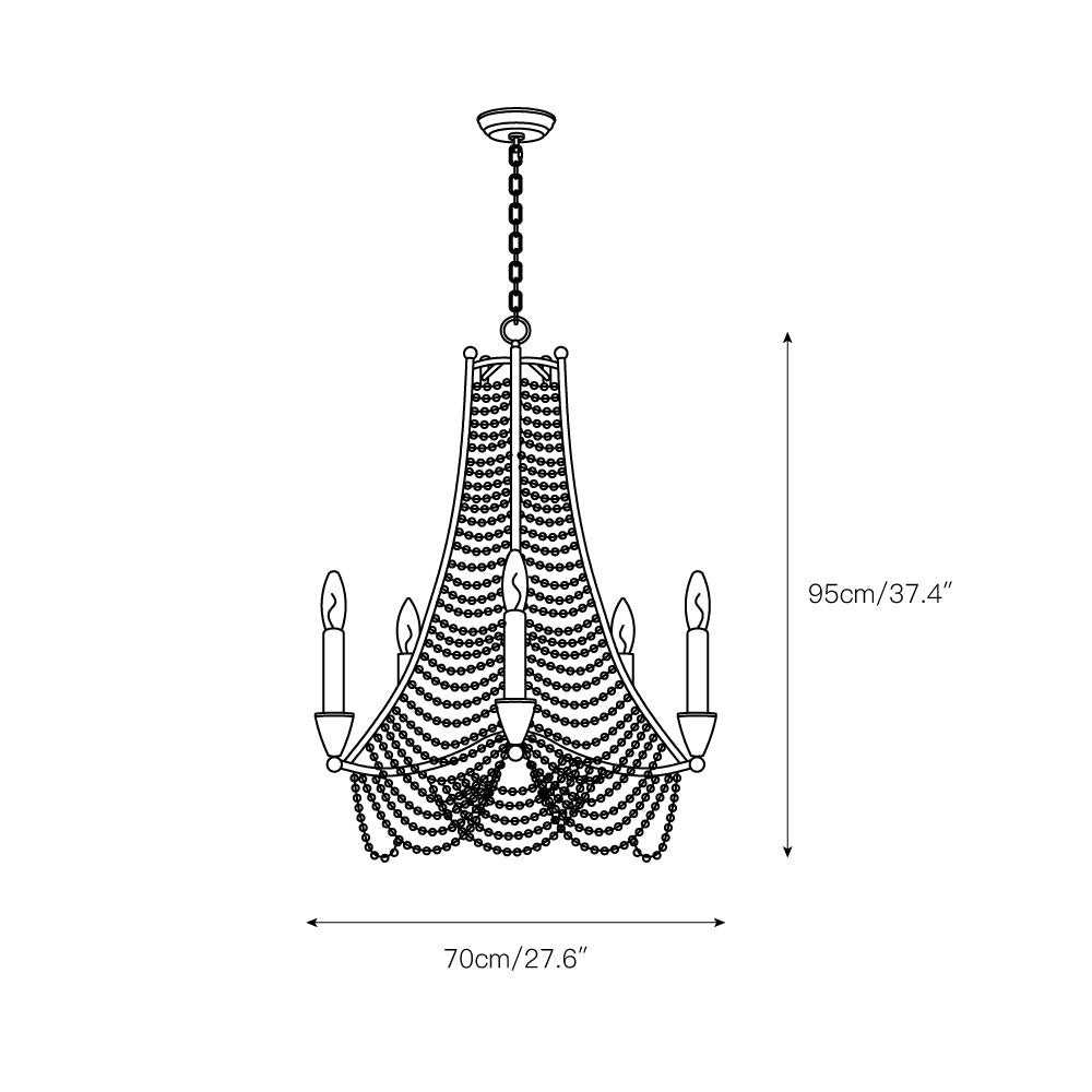Delagrove Crystal Chandelier