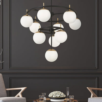 Ornuvyn Modern Minimalist Glass Chandelier