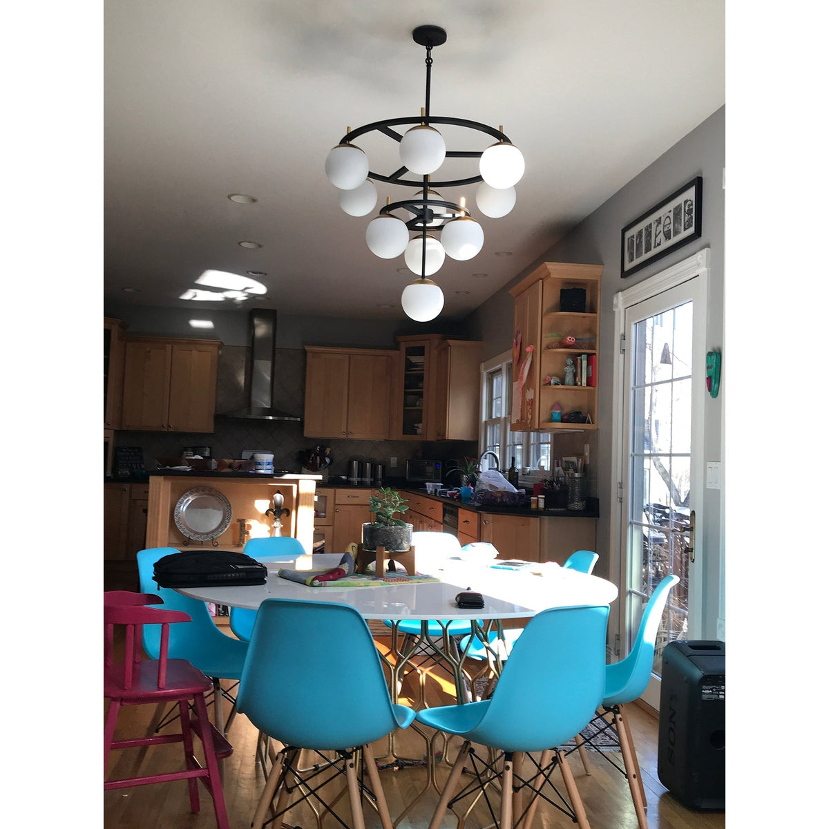 Ornuvyn Modern Minimalist Glass Chandelier