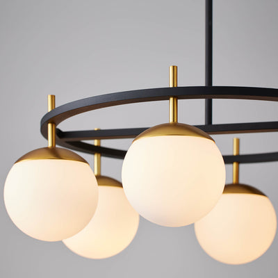 Ornuvyn Modern Minimalist Glass Chandelier