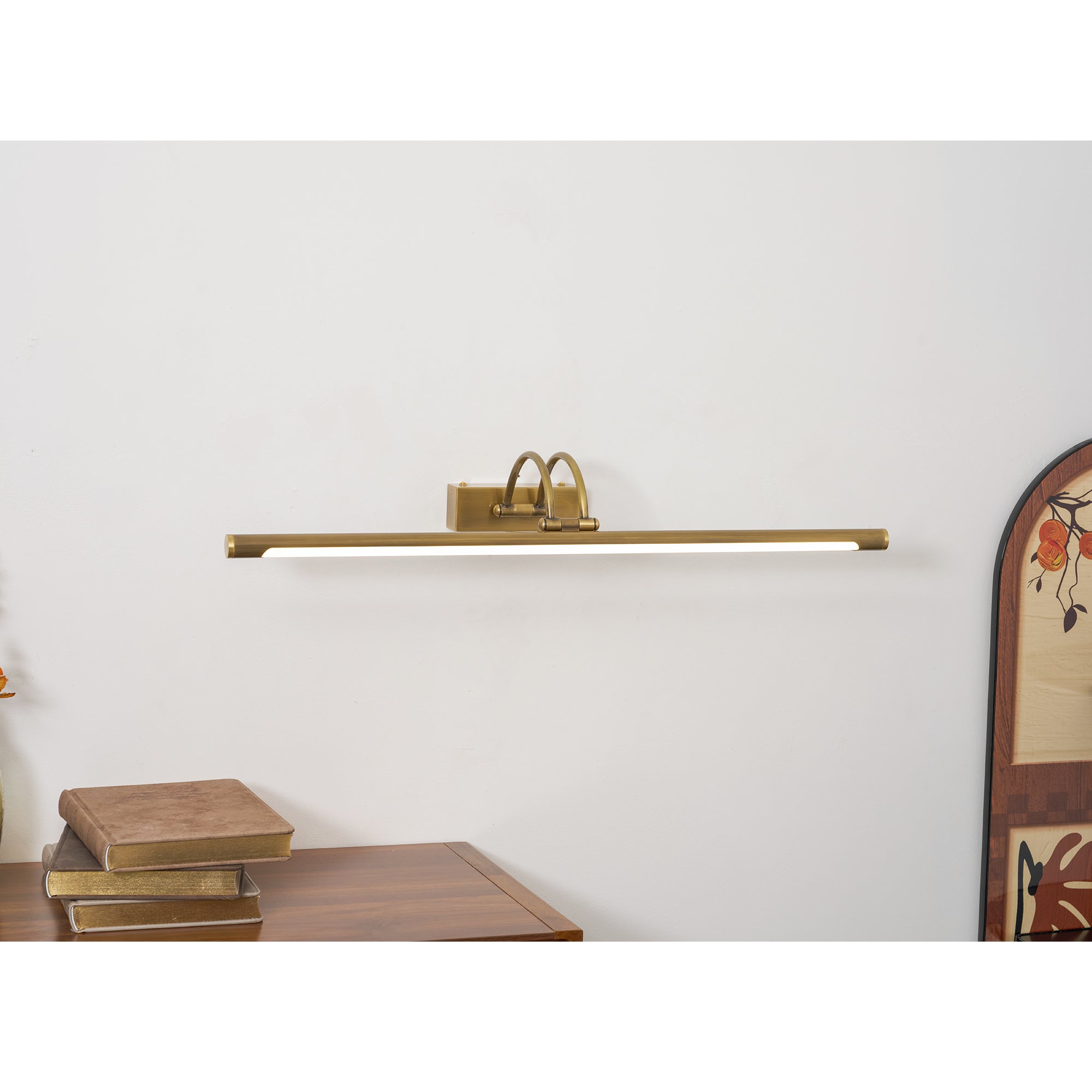 Bellfield Brass Rechargeable Indoor Wall Light