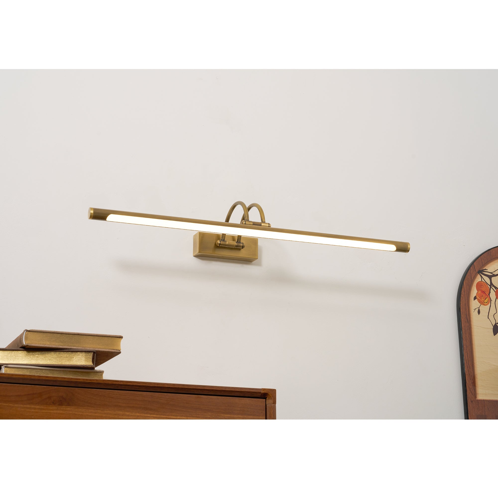 Bellfield Brass Rechargeable Indoor Wall Light