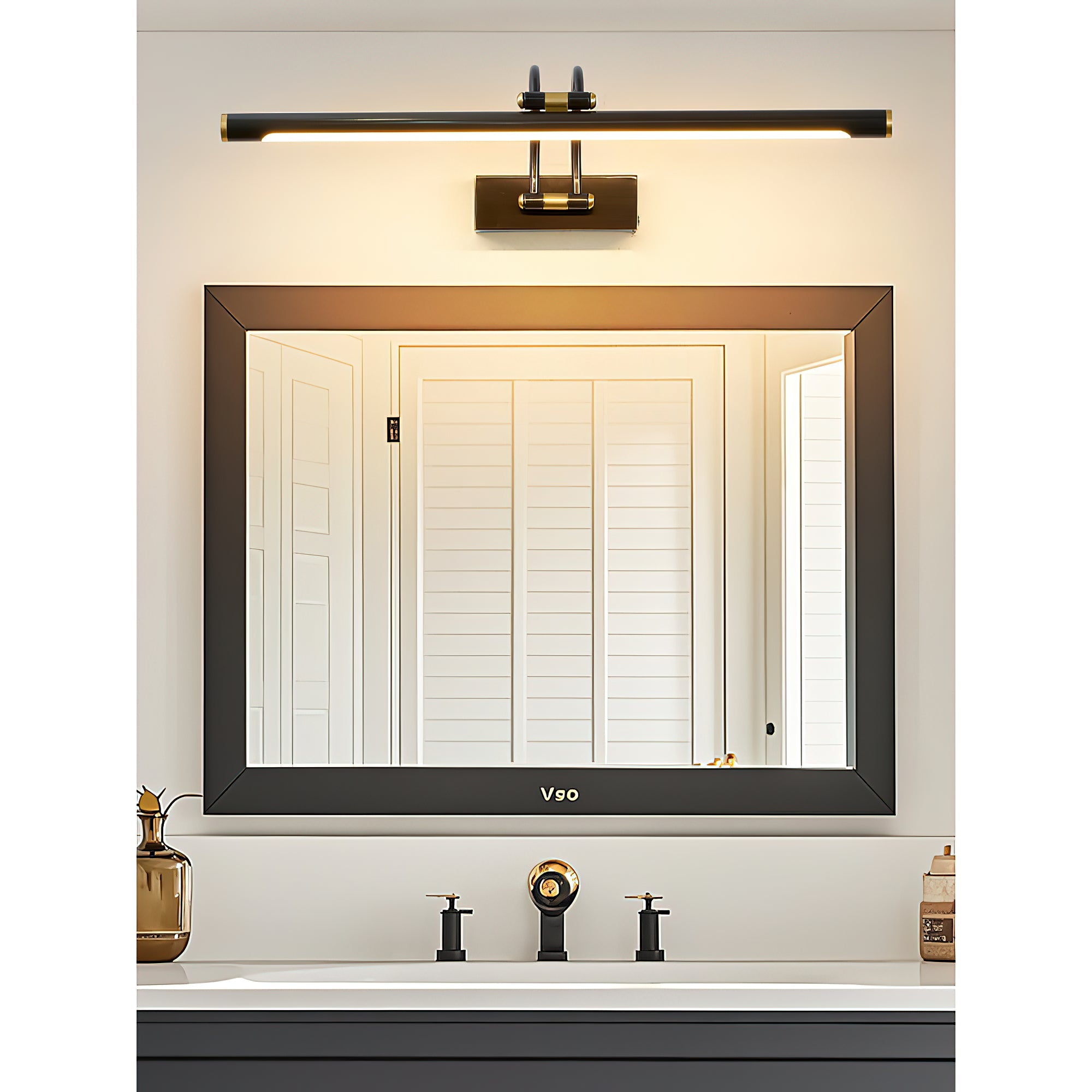 Bellfield Brass Rechargeable Indoor Wall Light
