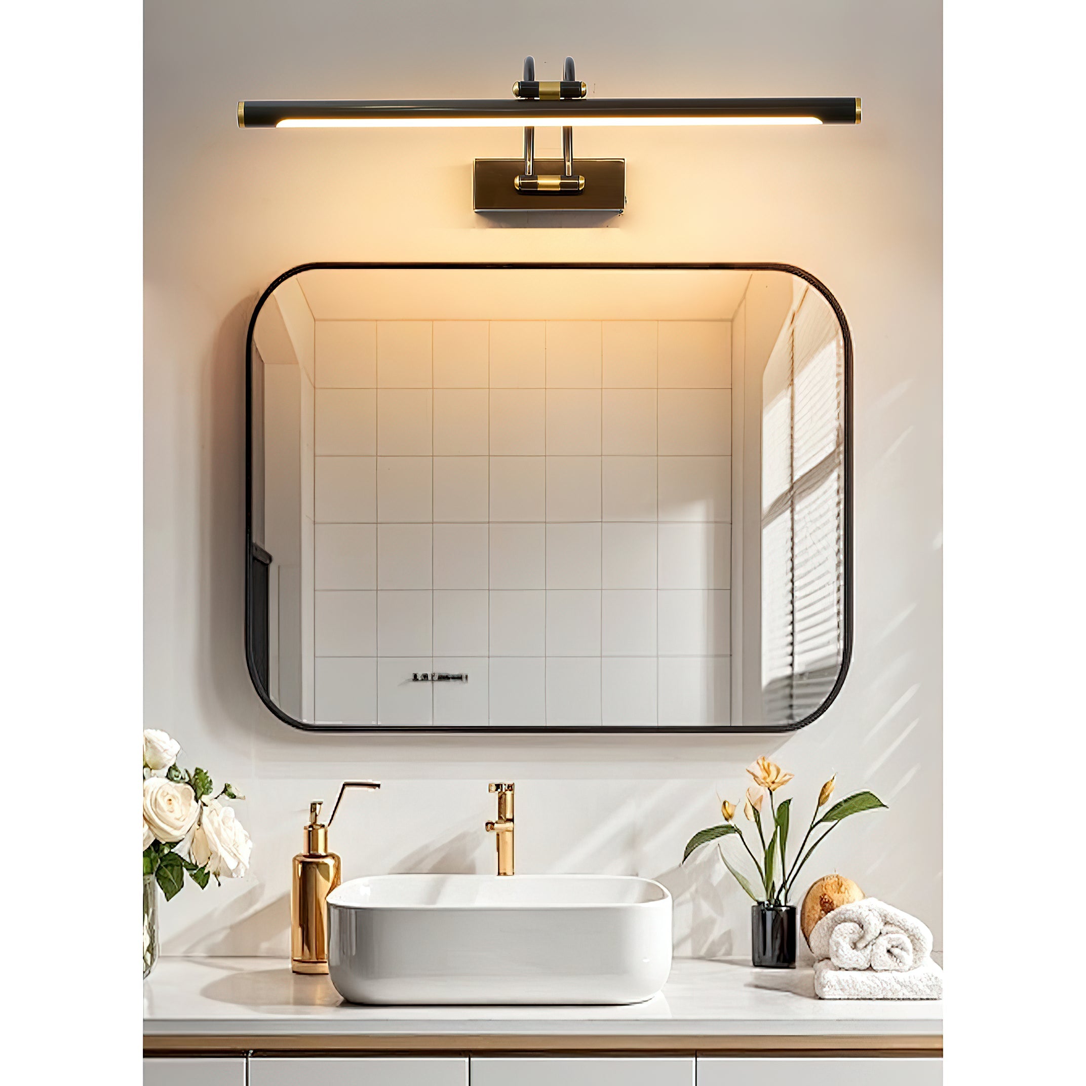 Bellfield Brass Rechargeable Indoor Wall Light