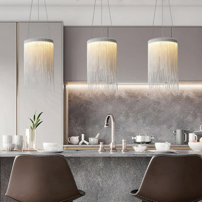 Arsoliel Postmodern Luxury Chain Tassel Pendant Light