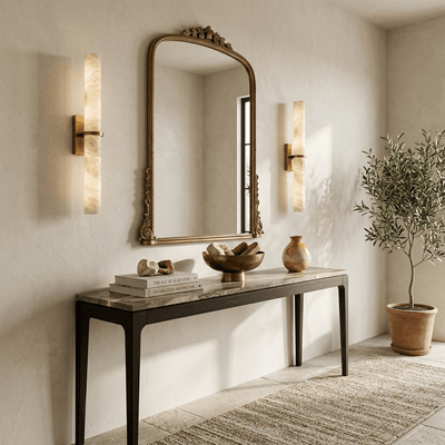 Hawridge Alabaster Bar Indoor Wall Light