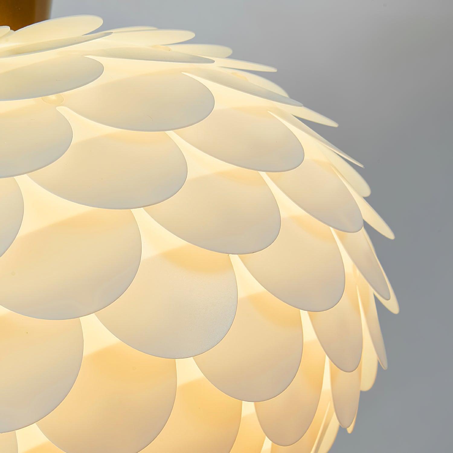 Keloz Pendant Lamp Acrylic Scalloped Crown Whimsical