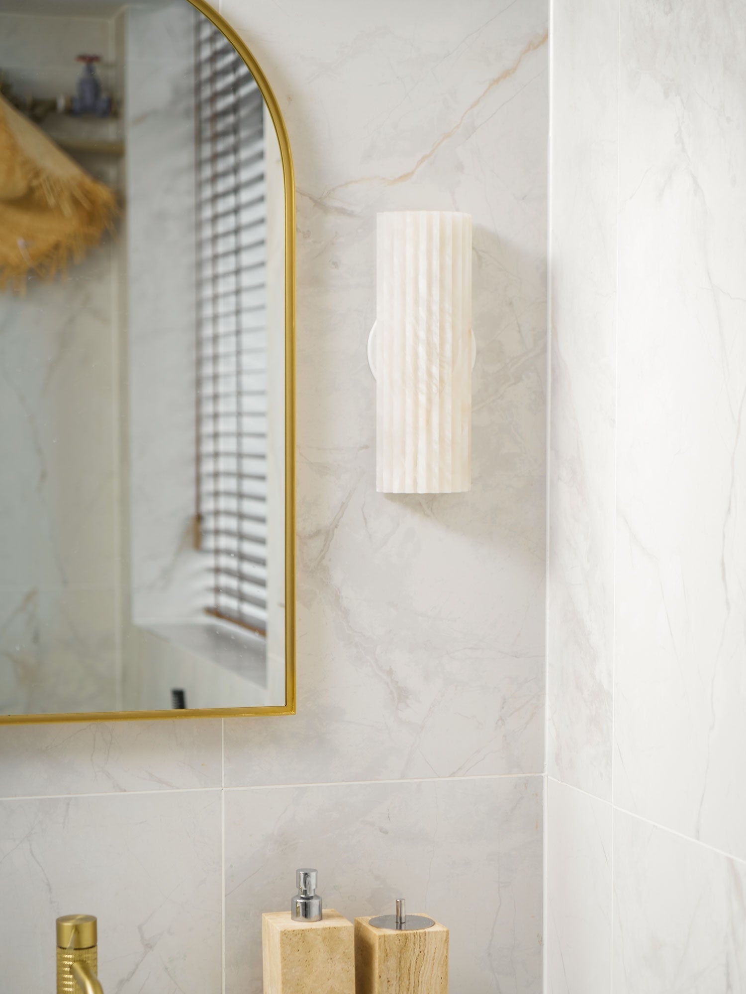 Willowfield Alabaster Indoor Wall Light
