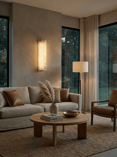 Willowfield Alabaster Indoor Wall Light