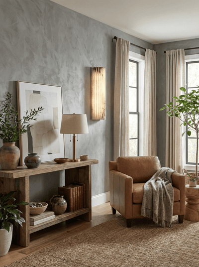 Willowfield Alabaster Indoor Wall Light