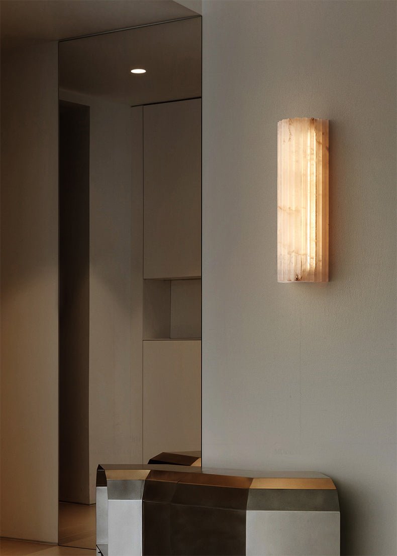 Willowfield Alabaster Indoor Wall Light