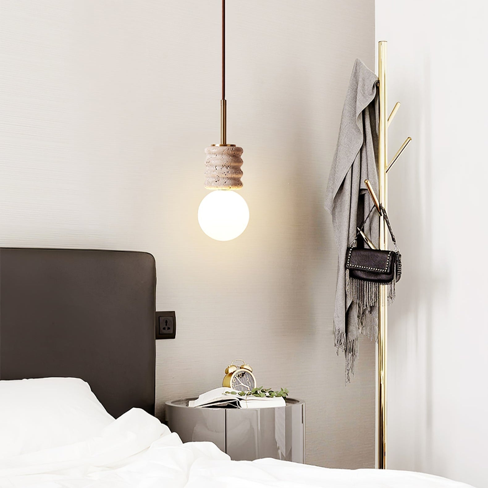 Akls Travertine Pendant Lamp