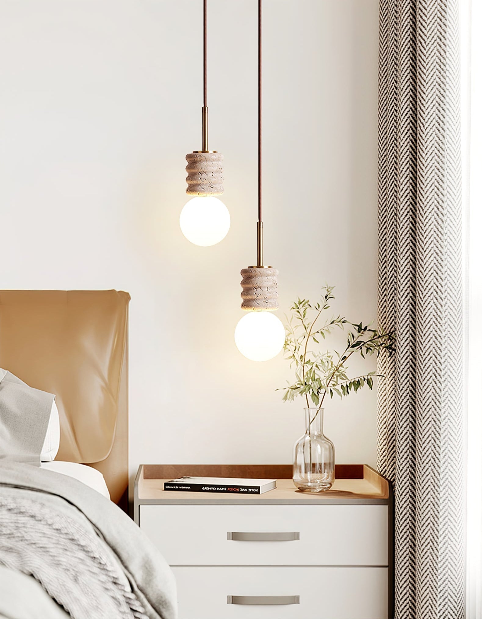 Akls Travertine Pendant Lamp