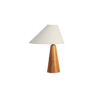 Mirose Wood Fabric Rustic Table Lamp