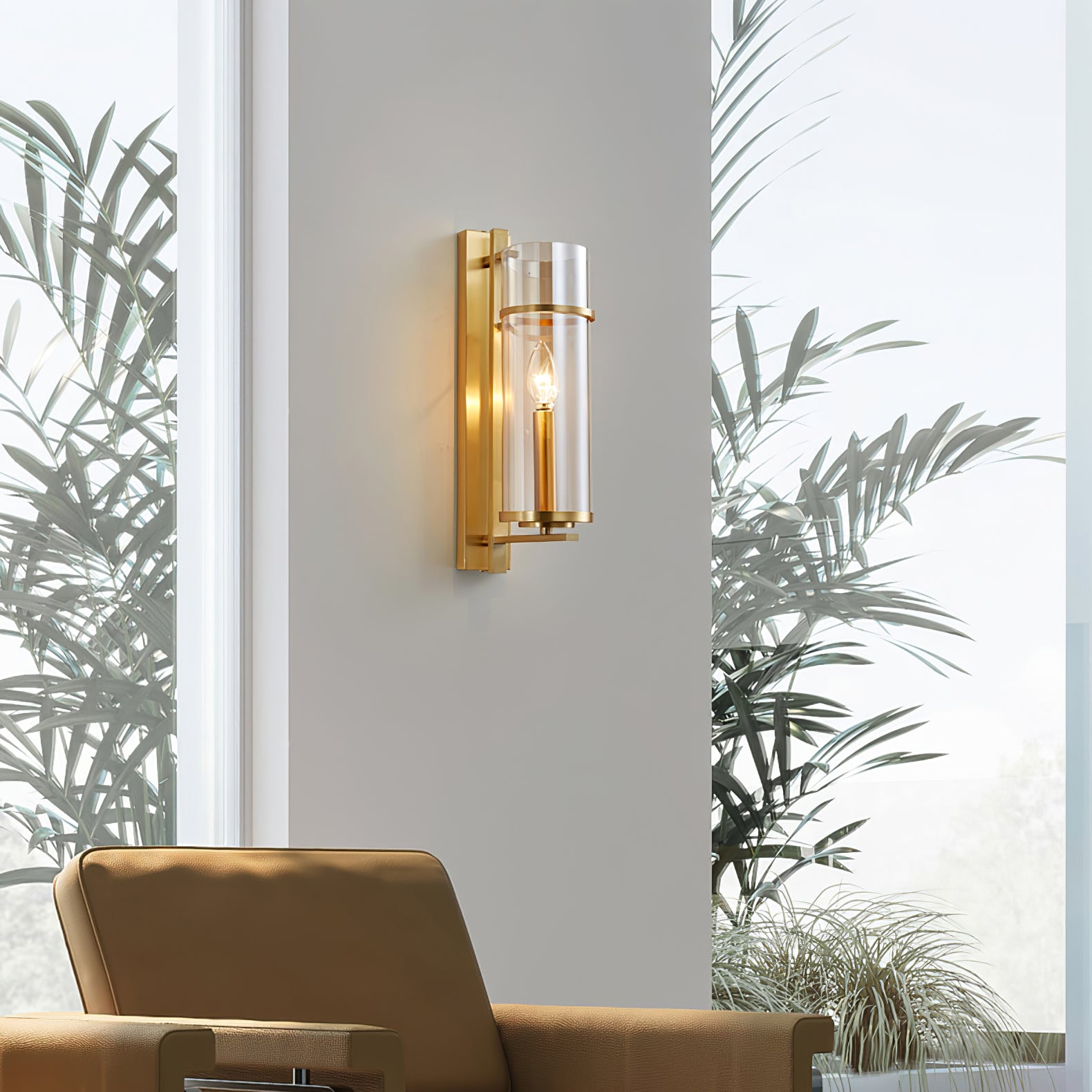 Niroxen Premium Nordic Art Glass Wall Lamp
