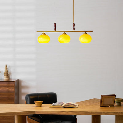 Lumifield Amber Trio Pendant Light