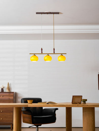 Lumifield Amber Trio Pendant Light