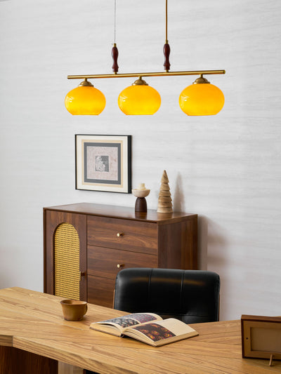 Lumifield Amber Trio Pendant Light